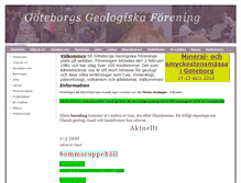 Tablet Screenshot of geologerna.se